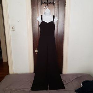 H&M Black Jumpsuit with Sweetheart Neckline Size 4